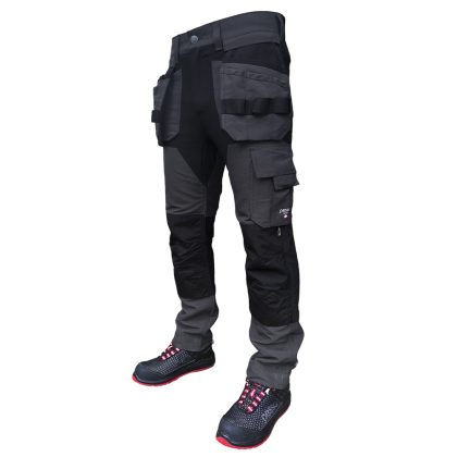 Рабочие брюки Pesso с подвесными карманами Titan Flexpro стрейч, черные