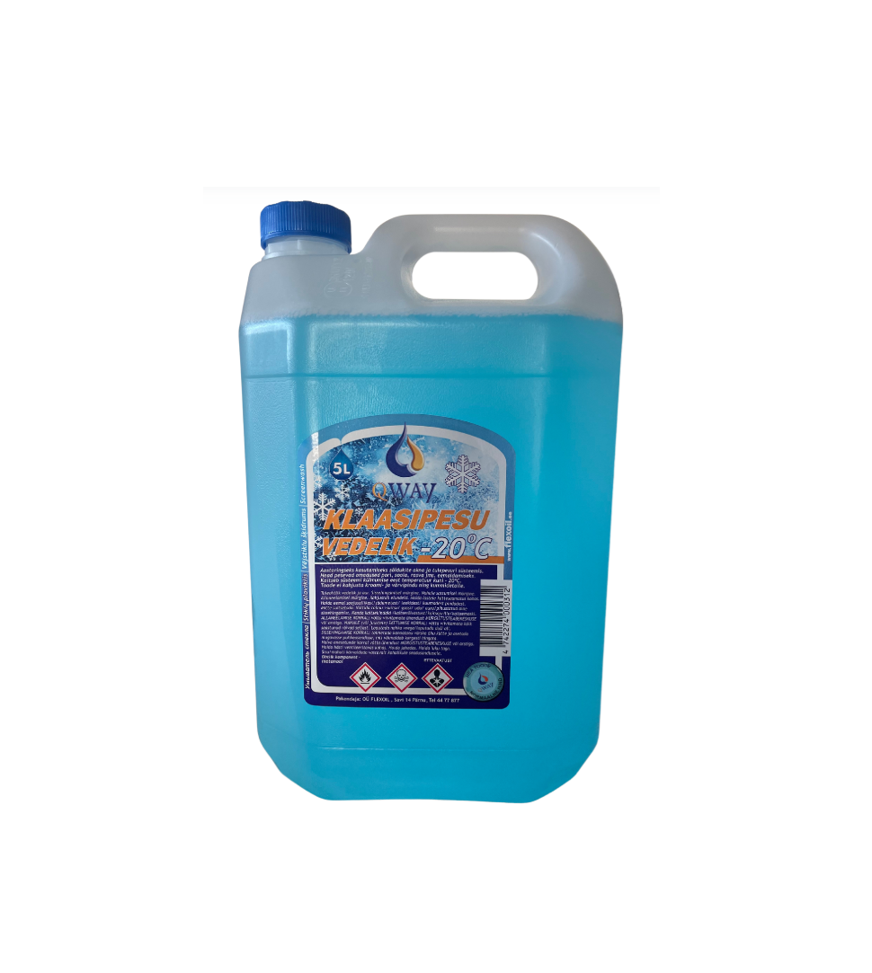 Стеклоомывающая жидкость без запаха -20° 5л на основе метанола, предназначенная для юр.