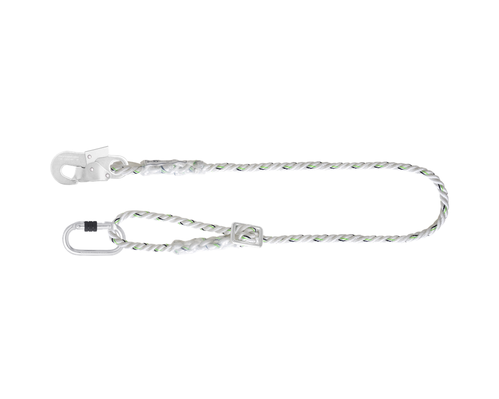 Регулируемая веревка Kratos с карабинами 2м.