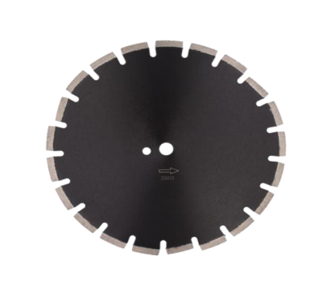 Алмазный отрезной диск LEO по асфальту 350х25,4, 21 сегмент 3х10 мм