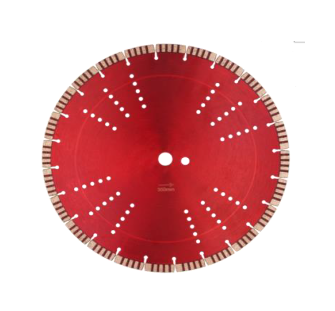 Алмазный отрезной диск LEO, В25 по бетону 400х25,4, 28 турбосегментов 3,4х12 мм