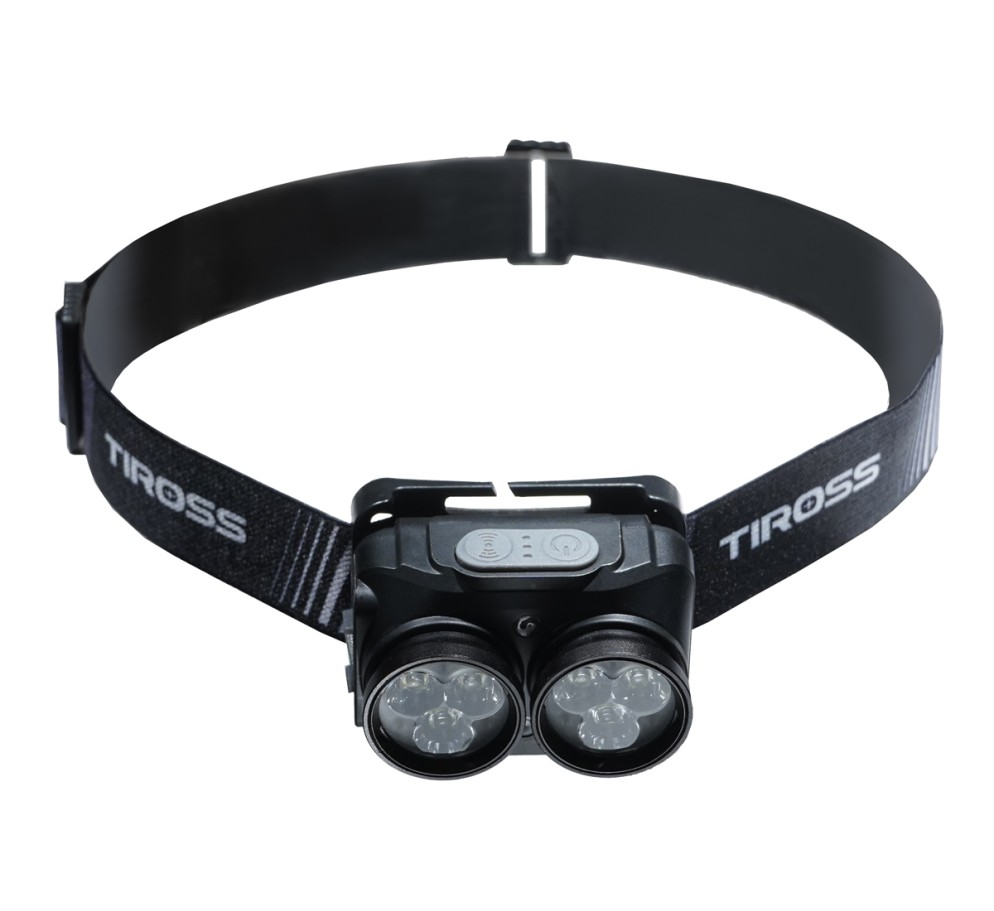 Tiross TS-1974 сенсорный аккумуляторный налобный фонарь 600лм до 14 часов