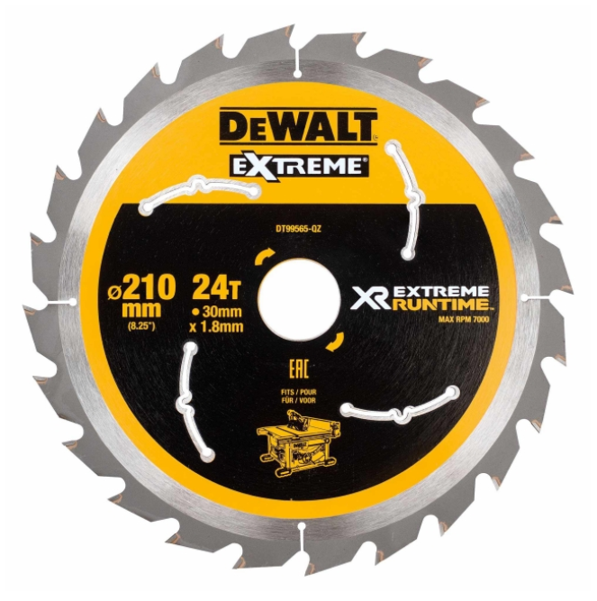 Диск для сабельной пилы Dewalt 210X30MM Z24H XR