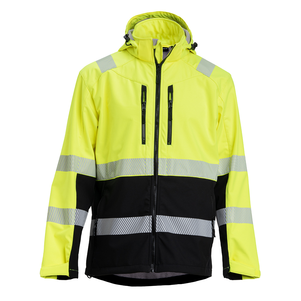 Куртка софтшелл Vortex 927 ВИЧIS желтый/черный